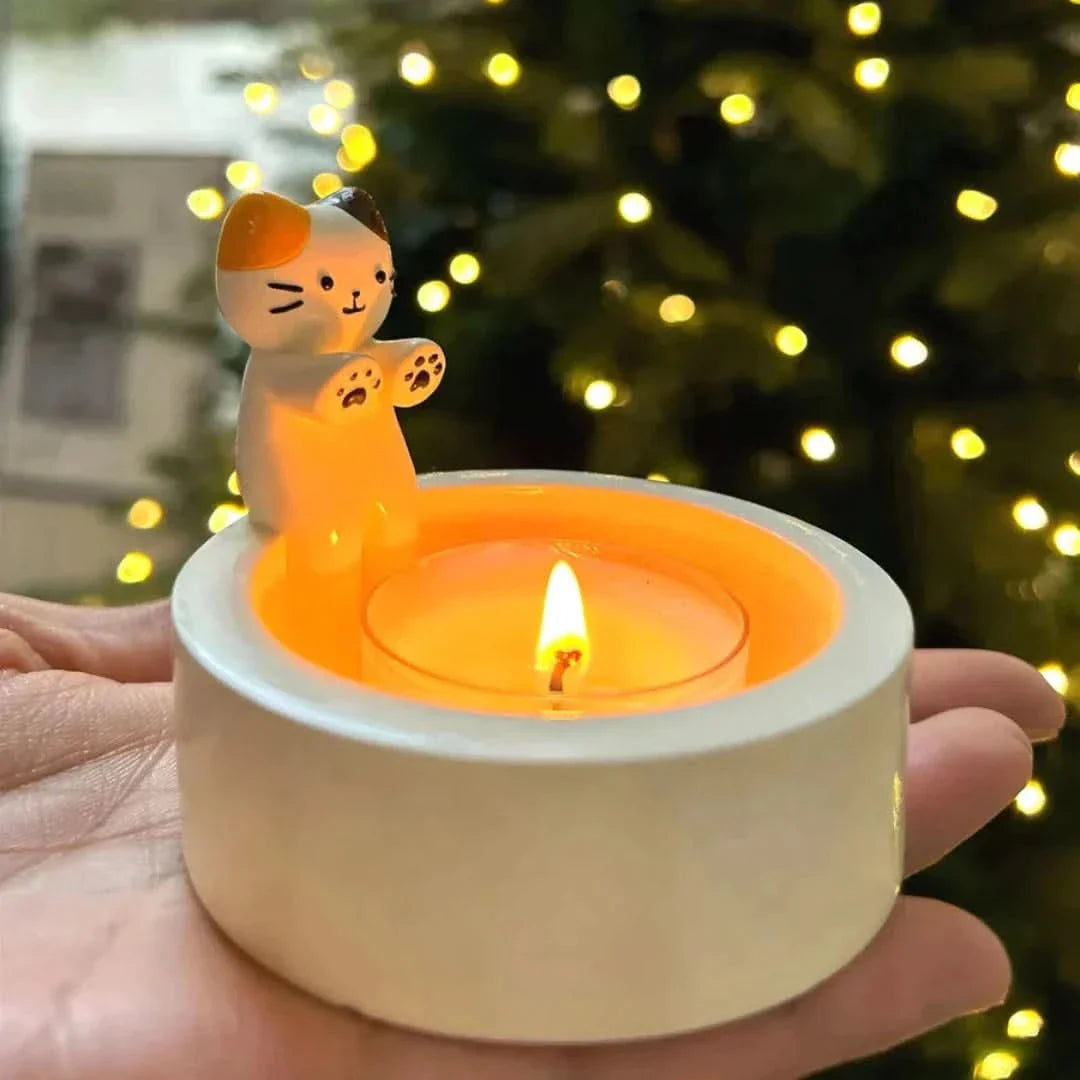 FireKittens | Cat Candle Holder