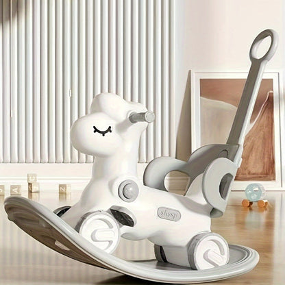 2-in-1 Baby Rocking Horse and Balance Bike - Safe and Fun Toy