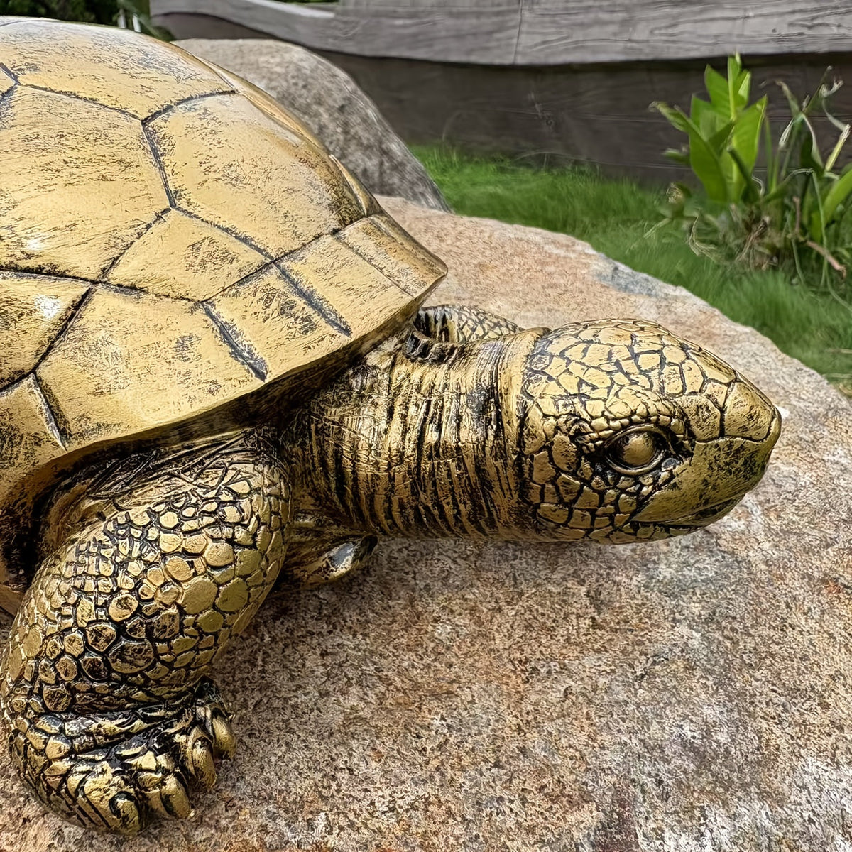 Decorative Turtle Garden Statue Made of Resin for Garden, Terrace or Outdoor Space
