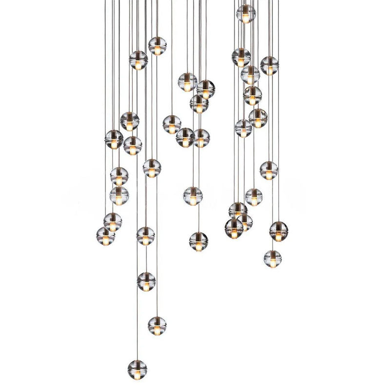 Nordic Crystal Pendant Lamp - Luxury Lighting