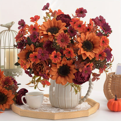 Composition florale d’automne – Colorée et chaleureuse pour tous les espaces
