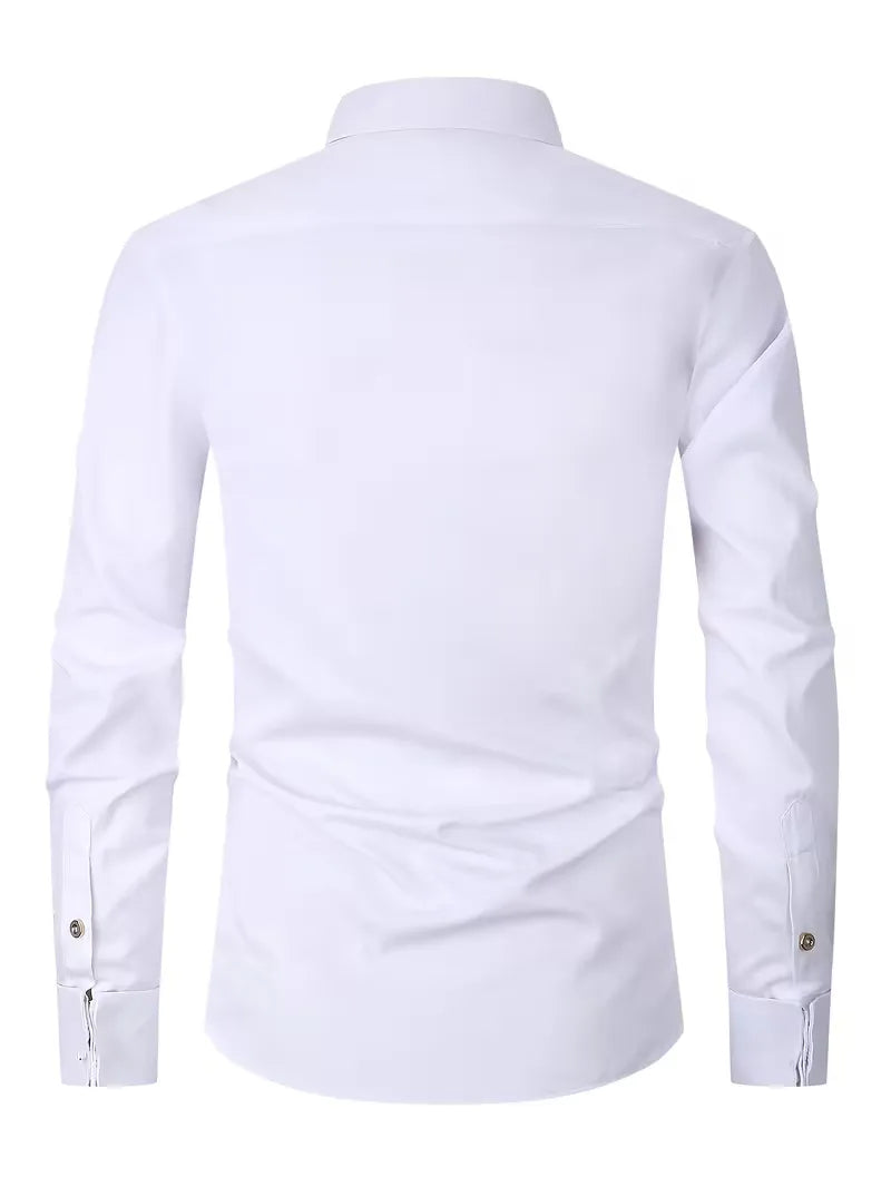 Chemise intelligente avec col mao