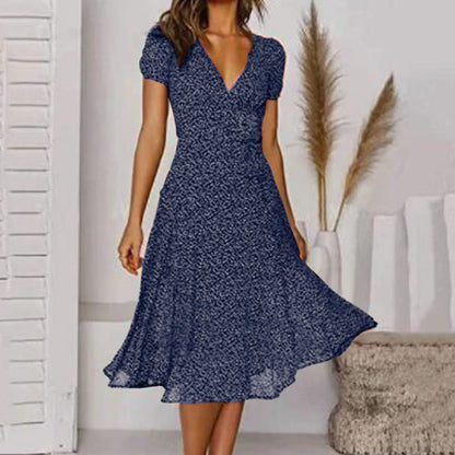 Abito estivo con scollo a V – Elegante e fresco per le giornate calde