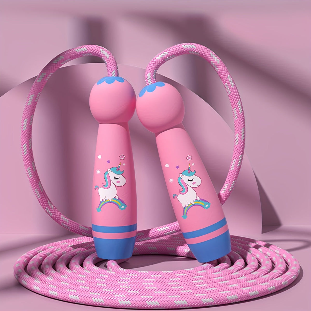 Unicorn Jump Rope - Lovely Jump Rope for Children with Wooden Handles
