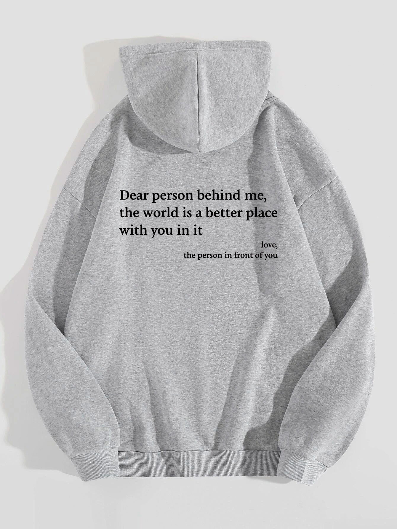 Unisex Hoodie with Inspirational Message