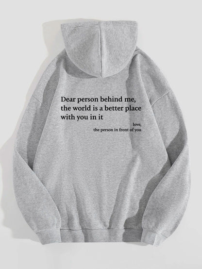 Unisex Hoodie with Inspirational Message