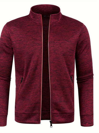 Cardigan da uomo con chiusura integrale a zip – Casual ed elegante per i mesi freddi