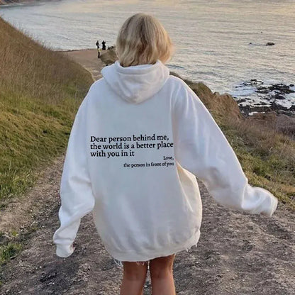 Unisex Hoodie with Inspirational Message