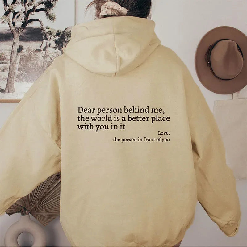 Unisex Hoodie with Inspirational Message