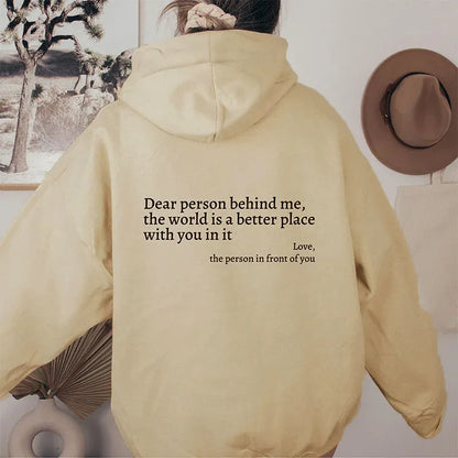 Unisex Hoodie with Inspirational Message
