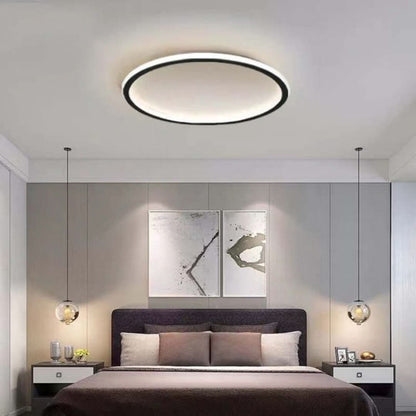 Quinn Modern Round LED Ceiling Light Metal/Acrylic