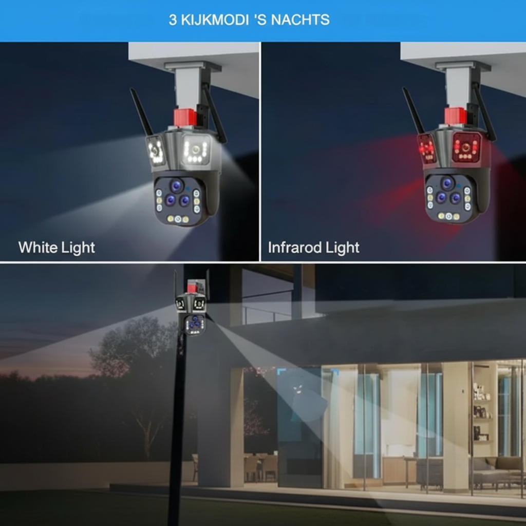 10K WiFi Security Camera with 20MP & 20× Zoom