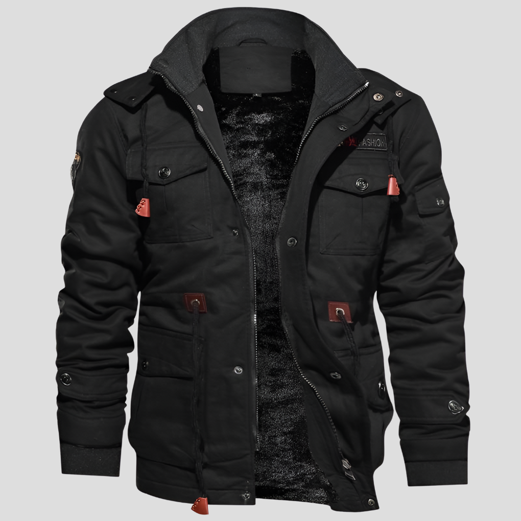 Robust Men's Jacket, Windproof and Warm