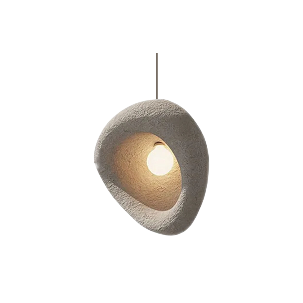 Pendant Light with Organic Style and Warm Light
