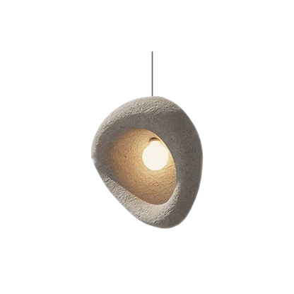 Pendant Light with Organic Style and Warm Light