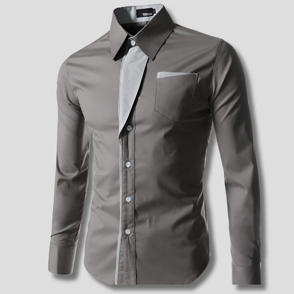 Men's Long Sleeve Shirt – Classic Cotton Design