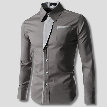 Men's Long Sleeve Shirt – Classic Cotton Design