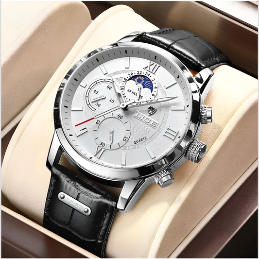 Reloj clásico para hombre de 42 mm, elegante y funcional