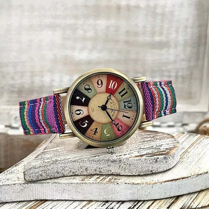 Orologio retrò Luna - per uno stile colorato e vivace