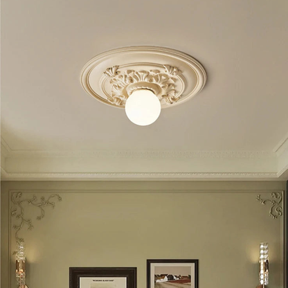 Vintage-Deckenleuchte in Skulpturform mit LED