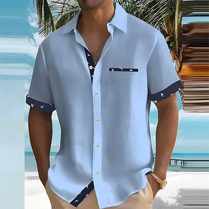 Summer Shirt with Short Sleeves for Men