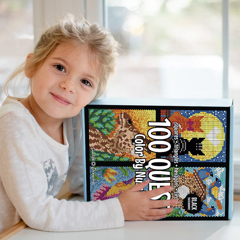 Colourful Creative Number Colouring Book - For Relaxation and Fun