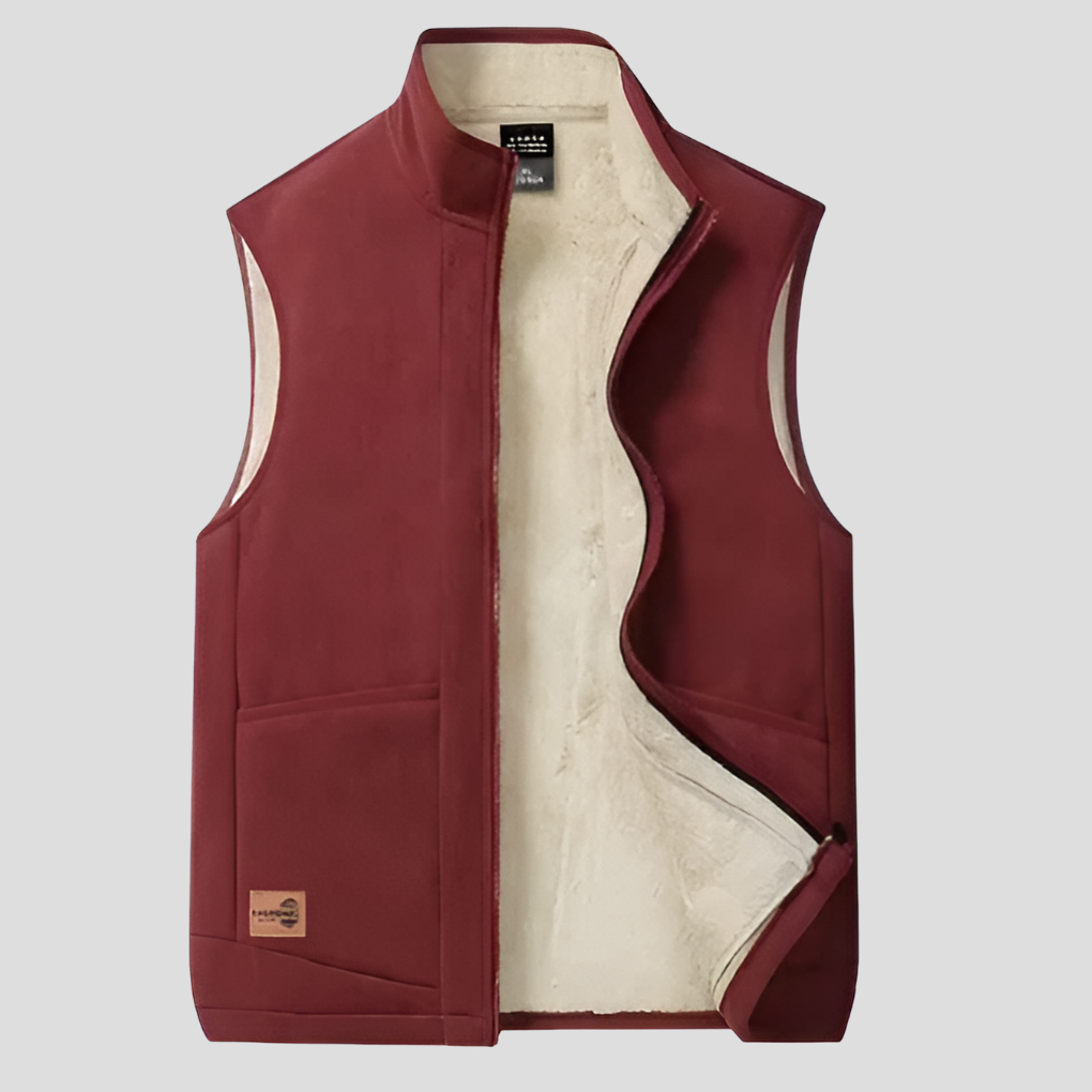 Gilet imbottito invernale da uomo – caldo e alla moda