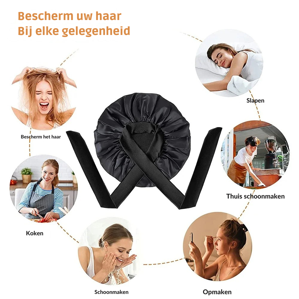 Mulberry Silk Sleep Cap for Women