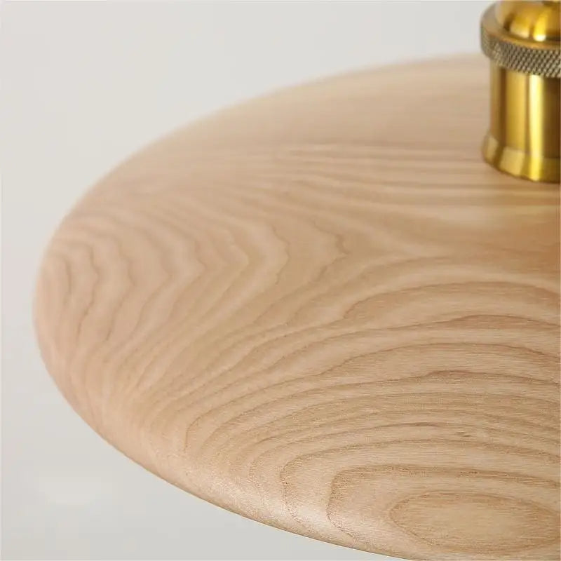 Rustic Wooden Ceiling Lamp for Ambient Lighting
