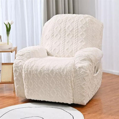 Zachte, antislip winterpluche hoes voor fauteuils
