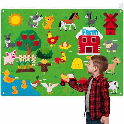 VelvetiKIDS - Lavagna in feltro per bambini piccoli