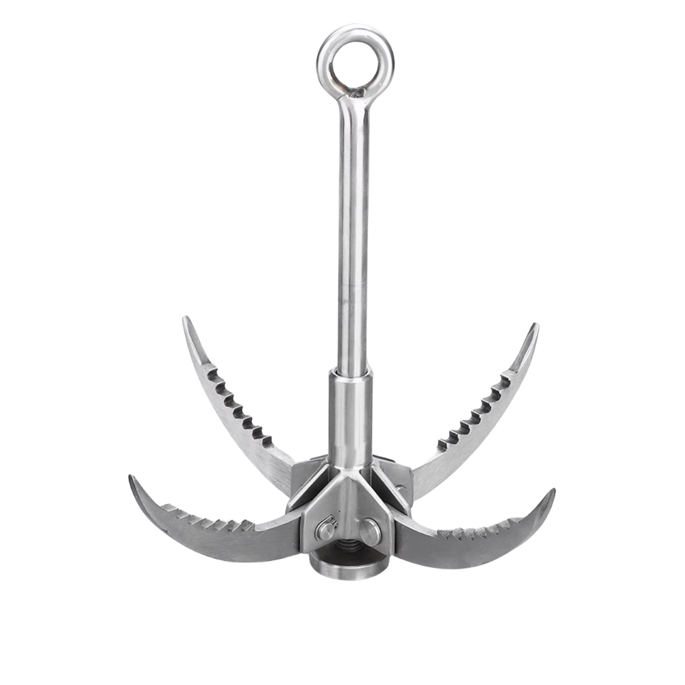 Foldable Grappling Hooks | Stainless Steel, Compact | Camping