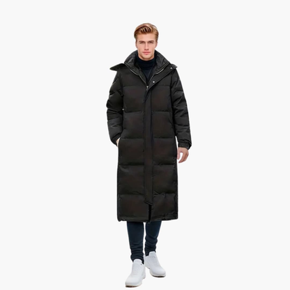 Men's Padded Winter Jacket with Full Zip