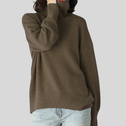 Modern roll neck jumpers for women