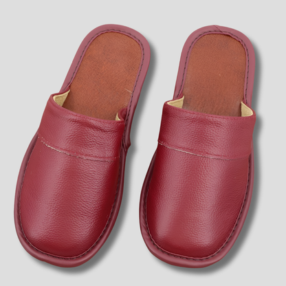 Men's Leather Slippers