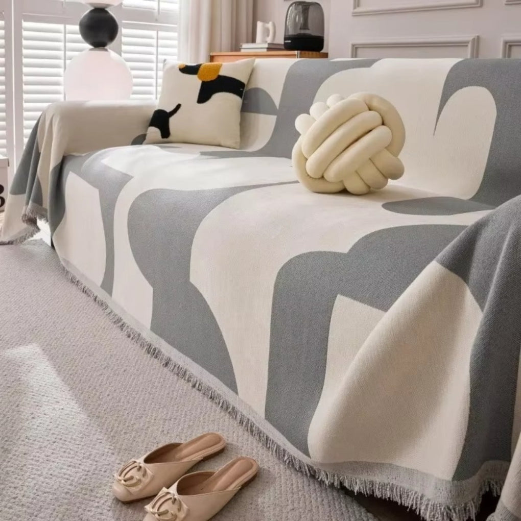 Modern Geometric Sofa Cover