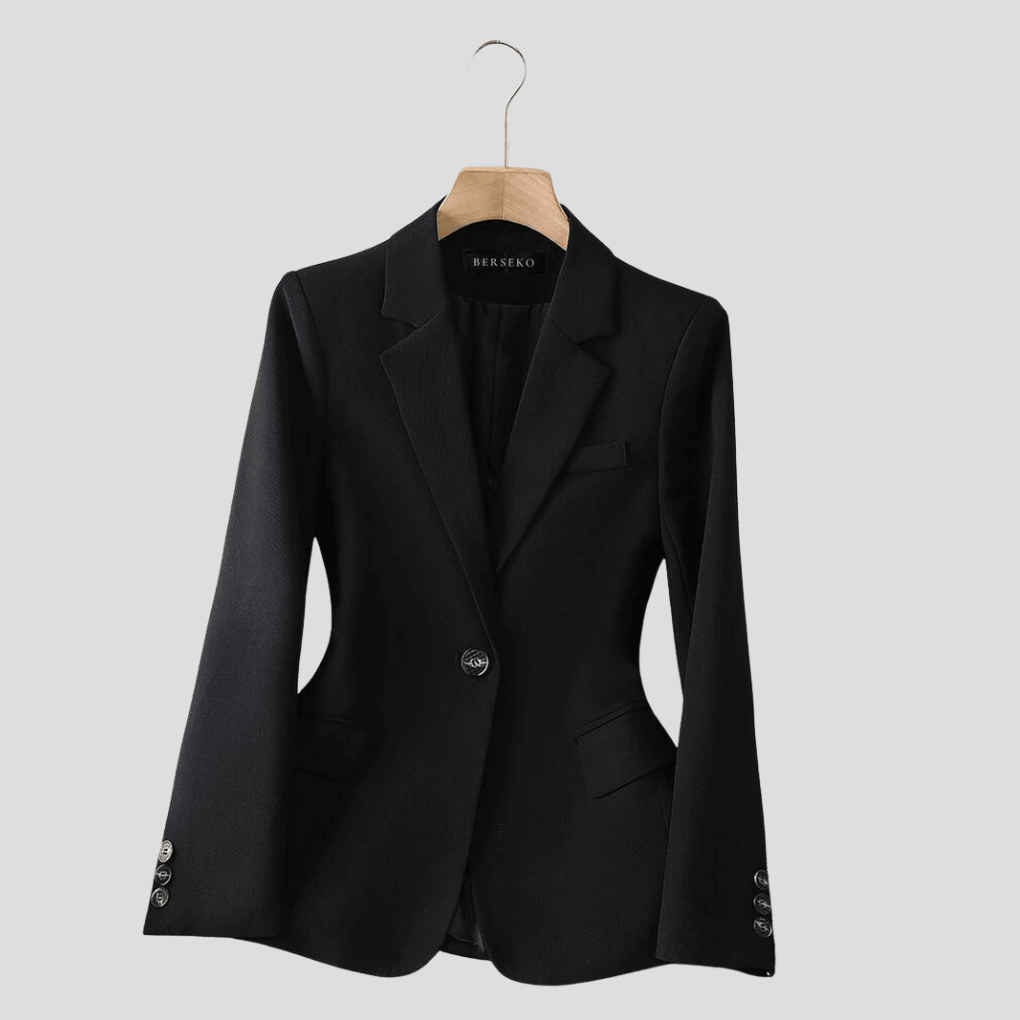 Single-breasted blazer for women