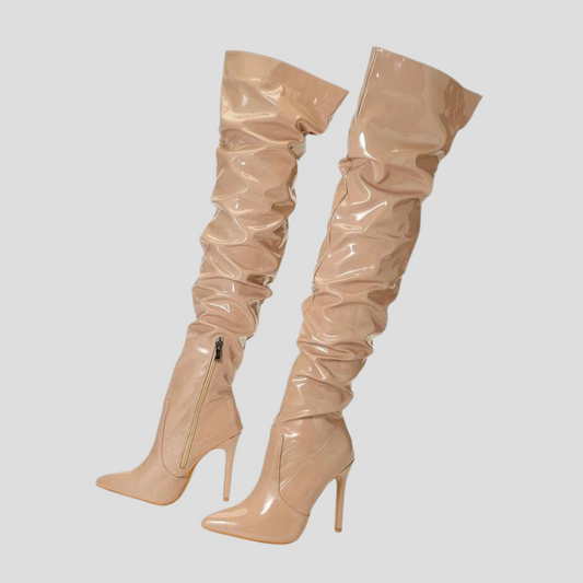Botas de mujer con tacón de 8 cm
