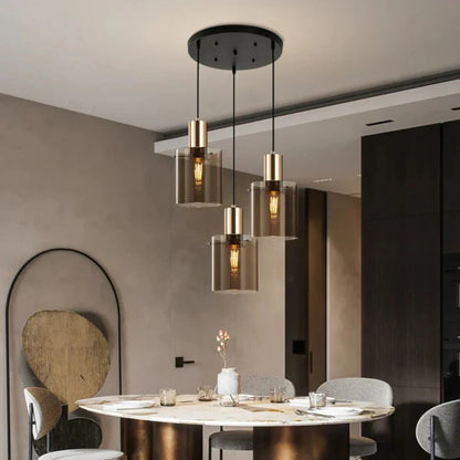 Luxury Glass Pendant Light – Modern Elegance and LED Lighting