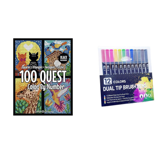 Colourful Creative Number Colouring Book - For Relaxation and Fun
