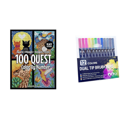 Colourful Creative Number Colouring Book - For Relaxation and Fun