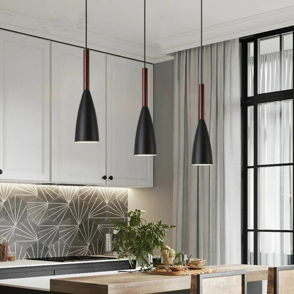 Scandinavian Minimalist Iron Pendant Light