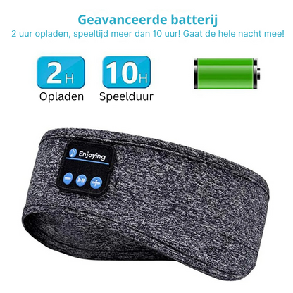 Wireless Bluetooth Sleep Mask Headband with Built-in Headphones