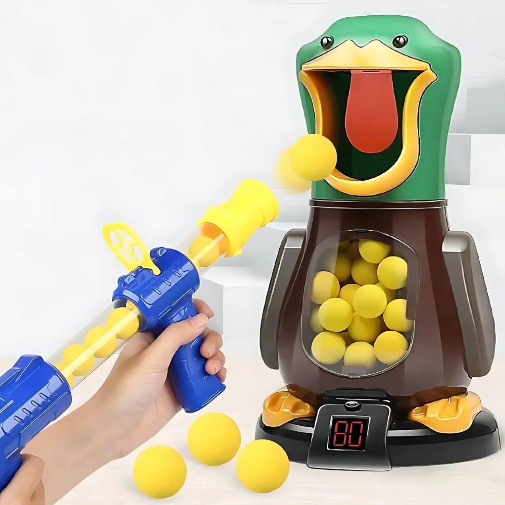Air-powered Soft Bullet Game