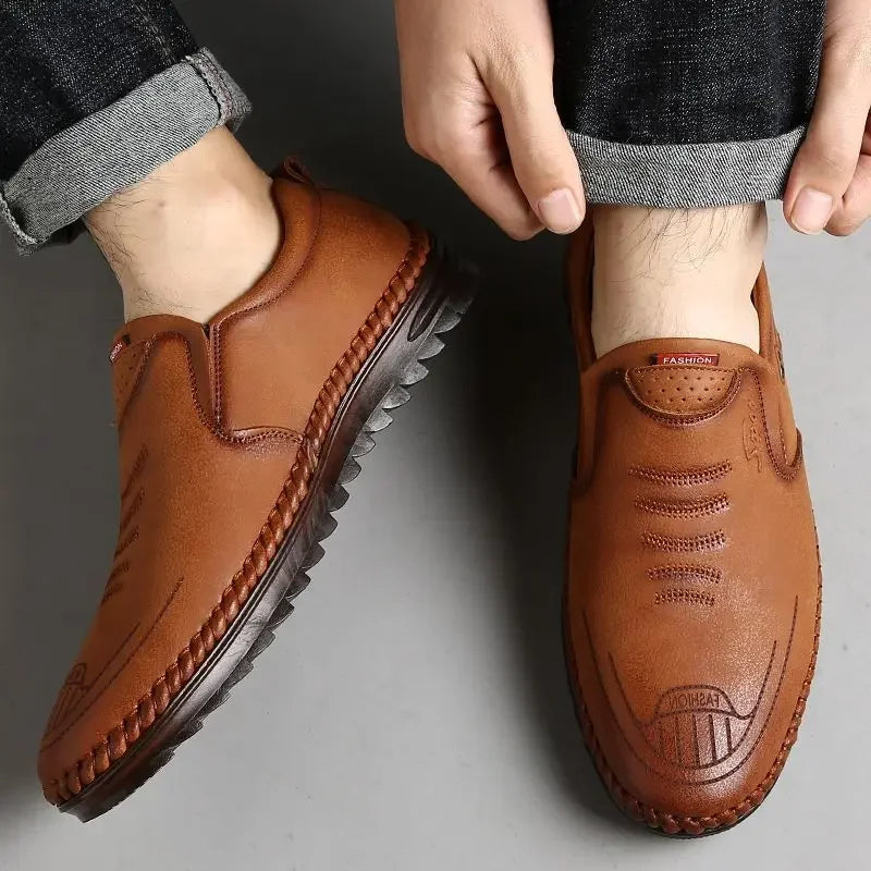 Solaro – Mocasines de cuero elegantes para hombre