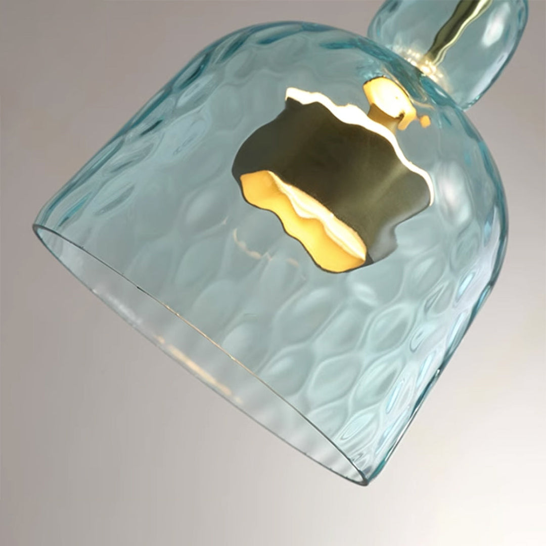 Lustră suspendată elegantă din sticlă, cu LED, Madre - modernă și cu o atmosferă plăcută
