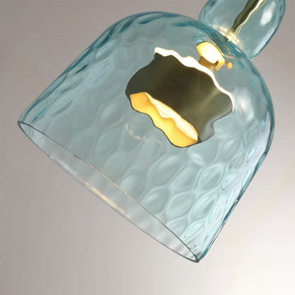 Lustră suspendată elegantă din sticlă, cu LED, Madre - modernă și cu o atmosferă plăcută