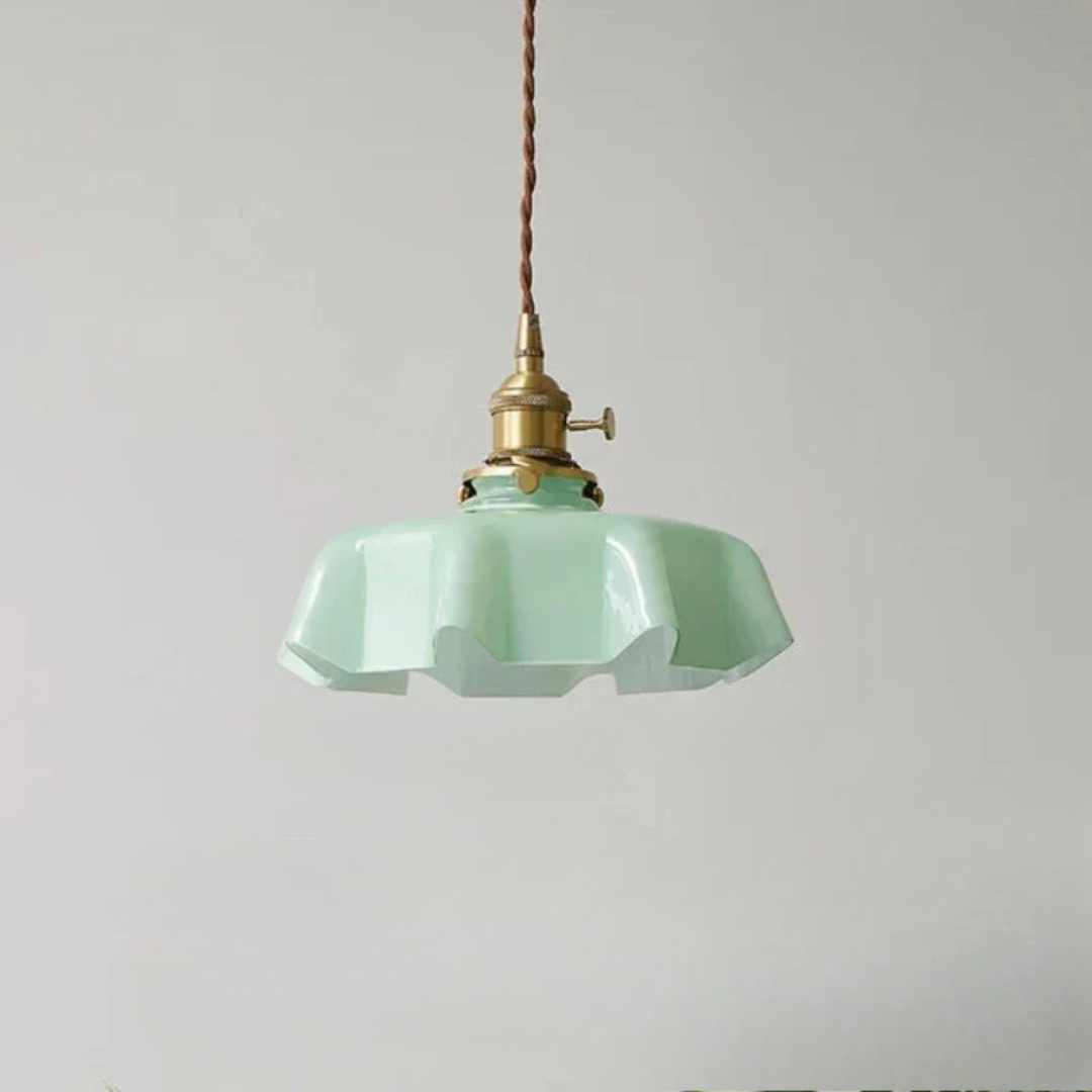 Elegante lampada a sospensione in ottone – BrillianceGlow per uno stile senza tempo
