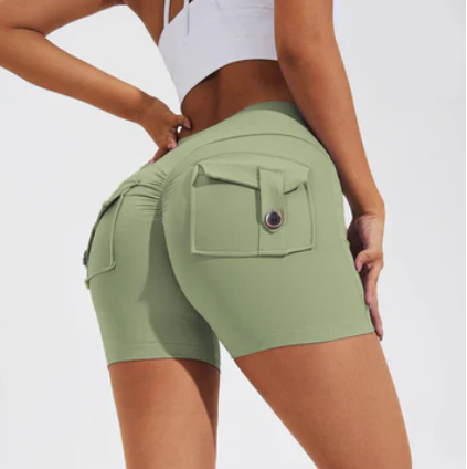 High-Waisted Shorts with Elegant Minimalist Look