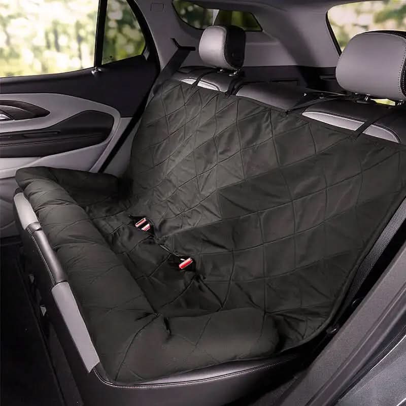 Waterproof Back Seat Cover for Dogs with Non-Slip and Diamond Pattern